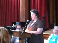 Maggie Edmondson, Bible study at Summer Sessions 2014