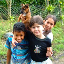 Kids & puppy