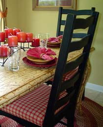 table and chairs