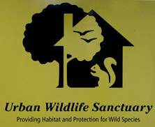 Wildlife sanctuary sign