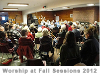 Worship at Fall Sessions 2012