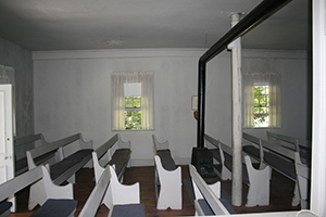 Smith Clove Historic Meetinghouse interior
