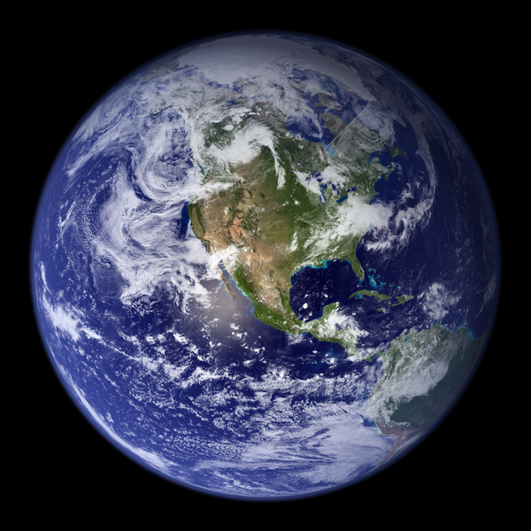 Blue Marble: Earth Western Hemisphere